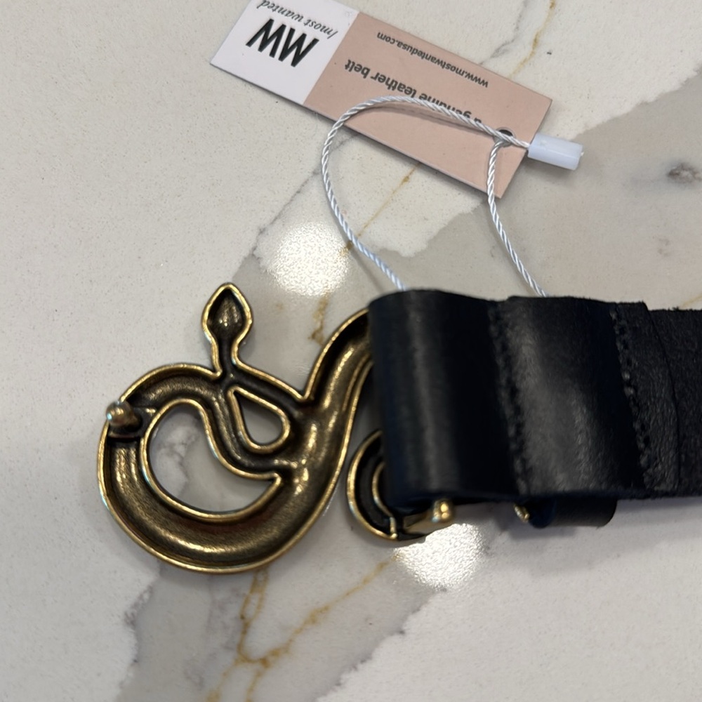 Snake buckle genuine leather belt - Picture 7 of 12